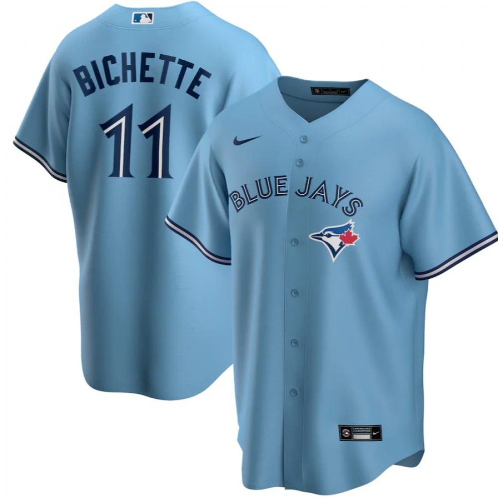 Men's Toronto Blue Jays Bo Bichette #11 Light Blue Alternate 2020 Jersey-Pro Kit Vault | Brand New 26/27 Sports Jerseys